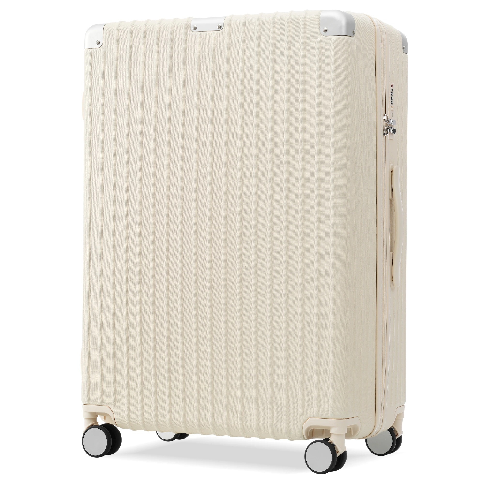 【国内発送.送.料.無.料！】スーツケース Lサイズ キャリーケース キャリーバッグ Lサイズ ストッパー付き アルミコーナーパッド 7日~14日 大容量超軽量 軽い おしゃれ かわいいダブルキャスタ