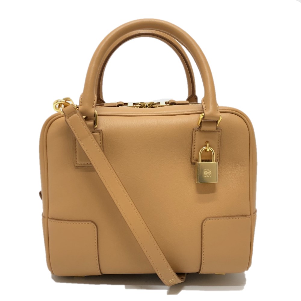 ハンドバッグ A039N10X032586 アマソナ19 スクエア 2WAY ショルダーバッグ カバン 肩掛け 斜め掛け ナッパレザー ベージュ 134,750円