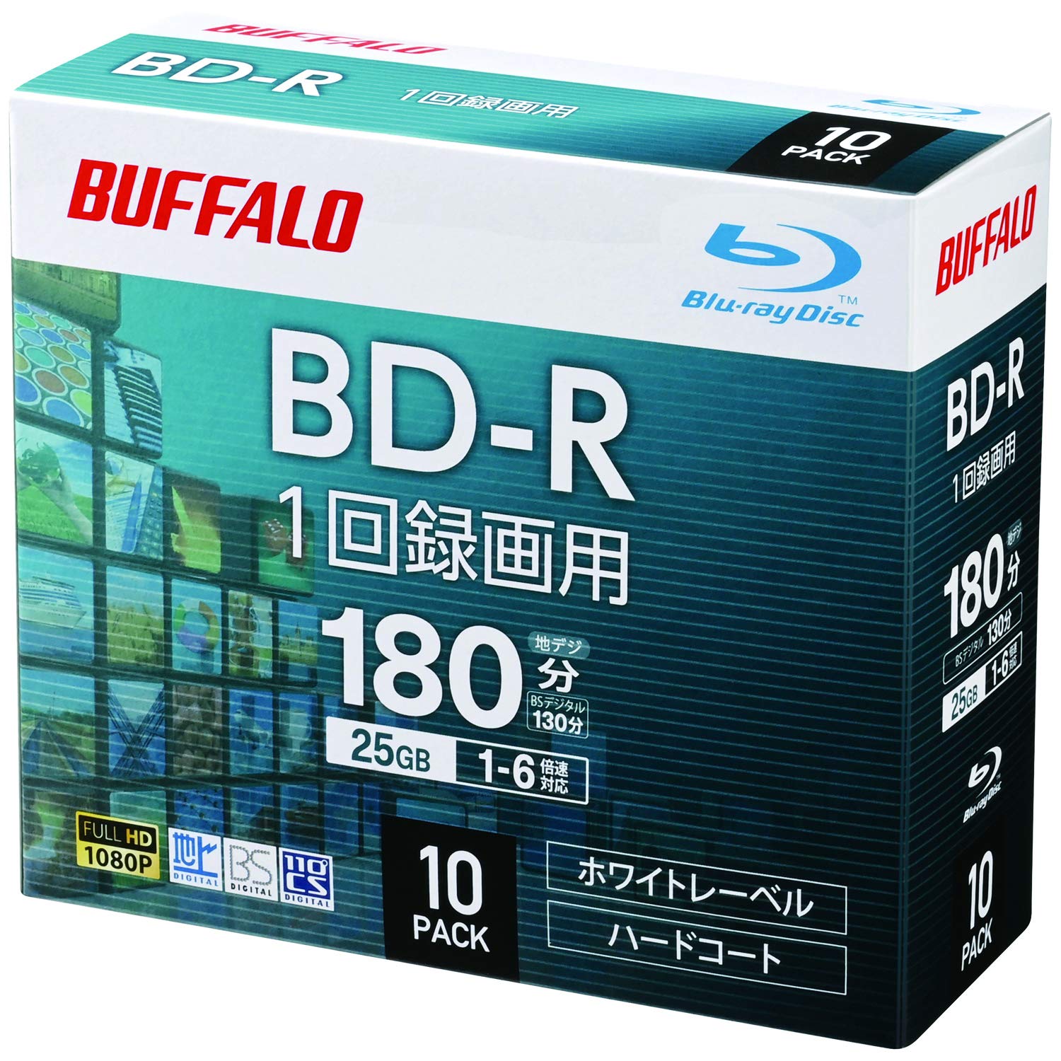 【Amazon.co.jp】 バッファロー ブルーレイディスク BD-R RO-BR25V-W/Nシリーズ