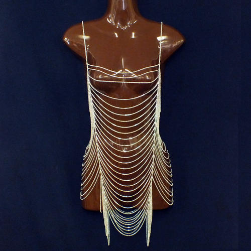 ウェディングボディチェーン クサリ 鎖 ネックレス 社交ダンス レディース ベルト ウエストジュエリー 繋ぐ つなぐ セクシー 大人 女性 パーティー ドレス 豪華 ゴージャス 首 腰 mtr342 16,060円