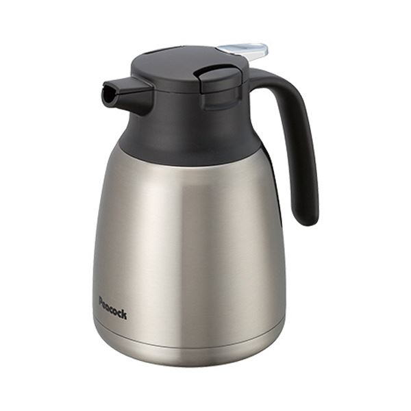 （まとめ） ピーコック ステンレス製 ハンディポット1.0L ステンレス AHR-100-XA 1台 3セット