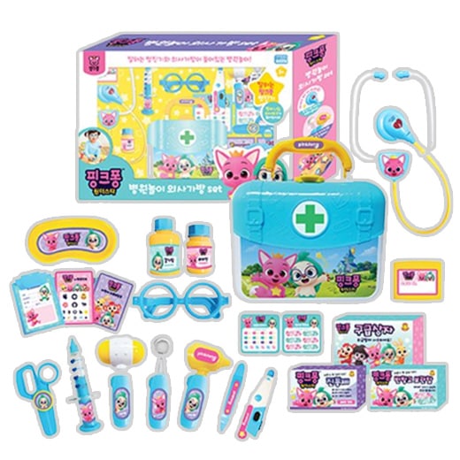 Pinkfong Wonderstar Hospital Play Doctor Bag Set / pinkfong