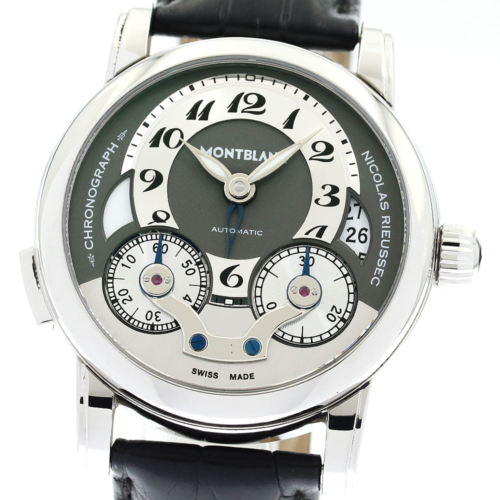 モンブラン MONTBLANC 7138 ニコラ・リューセック ワンプッシュクロノ 自動巻き メンズ 良品 _903316【中古】 228,375円