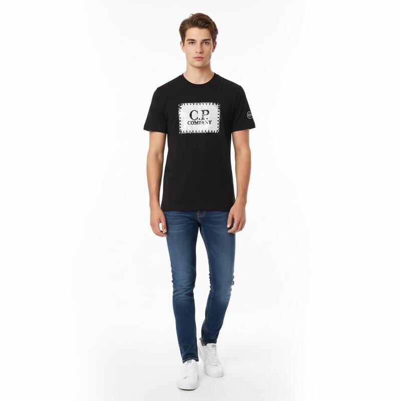 [カード決済で10%オフ] CP COMPANY KIDS 半袖Tシャツ CMM00T LAA17 60100 (大人用サイズ)