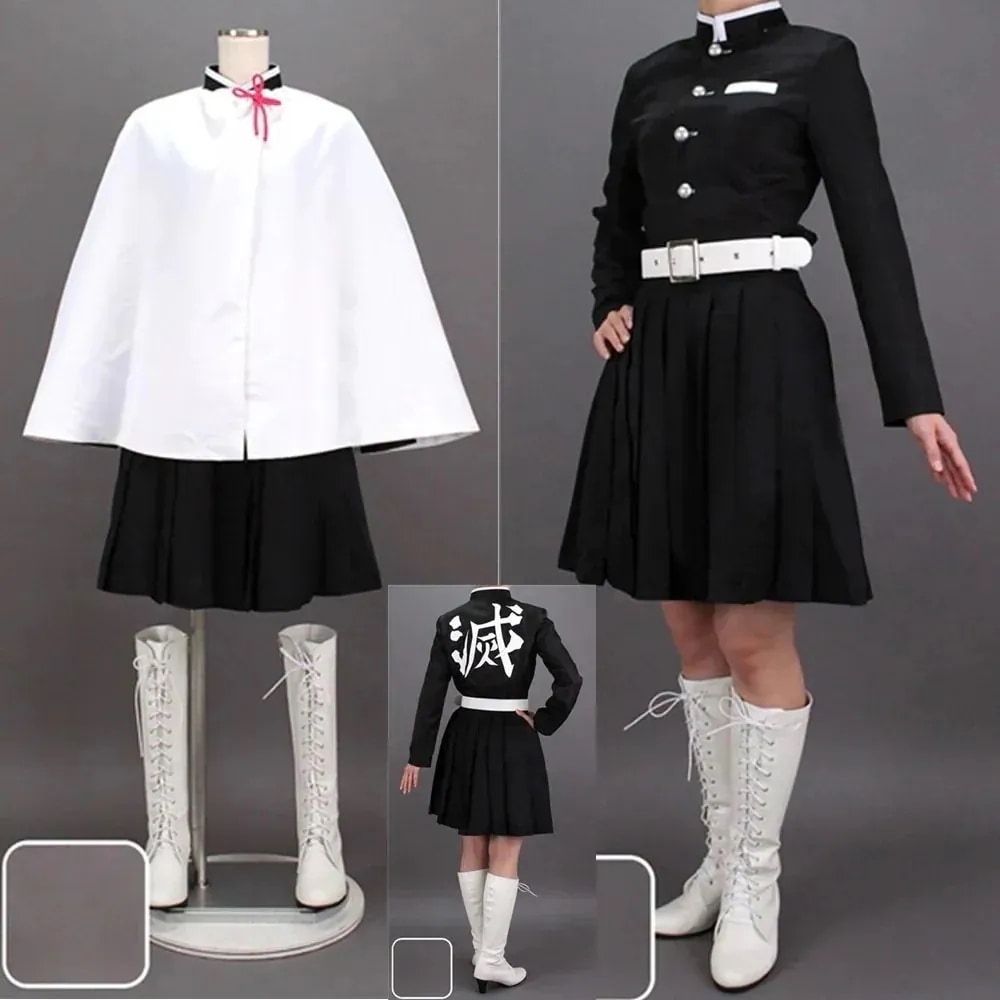 仮装 変装 ハロウィン コスチューム コスプレ衣装 鬼殺隊制服 栗花落カナヲ スーツ ハロウィン 年新作入荷コスプレ