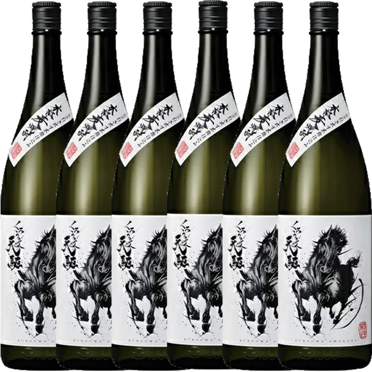神楽酒造 本格麦焼酎 くろうま 天駆 あまがけ 25度 1800ml 1.8L×6本