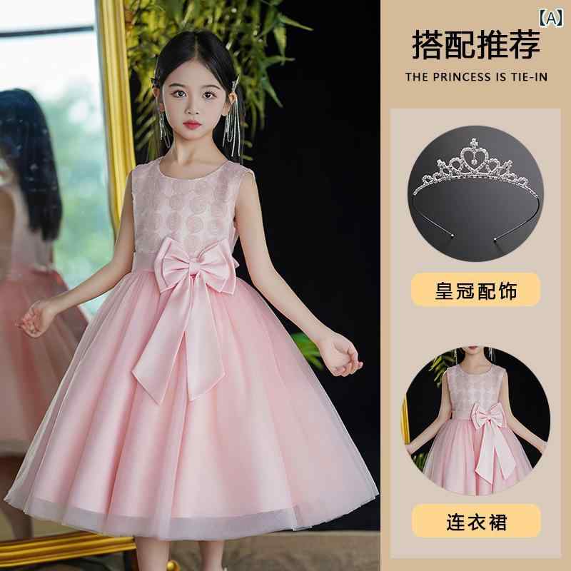 フラワーガール ドレス キッズ ワンピース ジュニア ファッション 女の子 子供服 ガール 豪華感 かわいい プリンセス イベント 結婚式 パーティー 衣装 発表会 誕生会フォーマルセット・ドレス