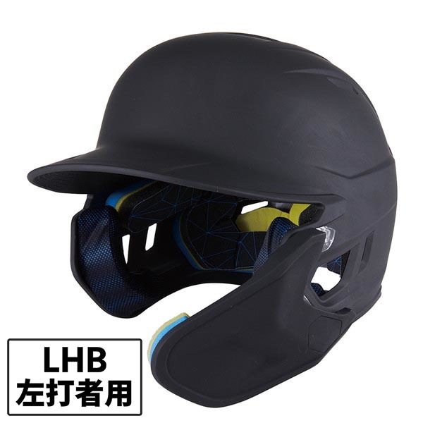 ローリングス 野球 ヘルメット 硬式用 マッハ アジャスト 顎ガード付き 艶消し ブラック MA07S-JPNHB-B-LHB B