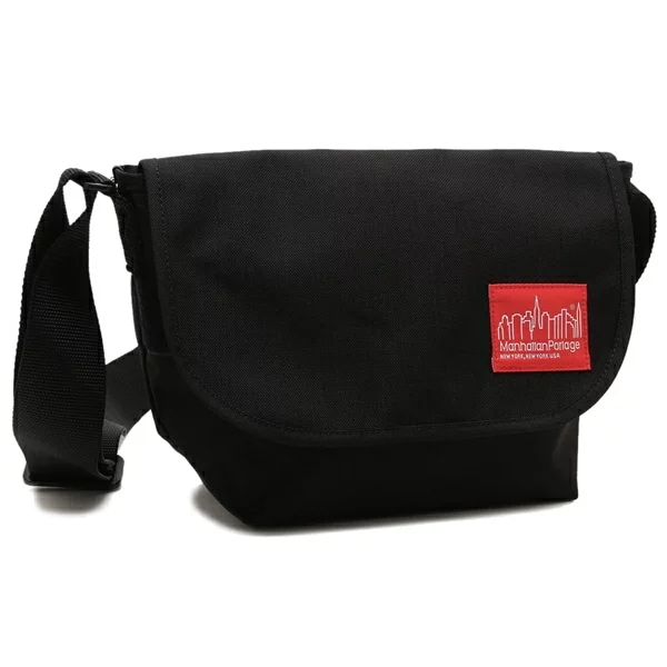 ショルダーバッグ カジュアル ブラック メンズ レディース ユニセックス MANHATTAN PORTAGE 1605JR BLK