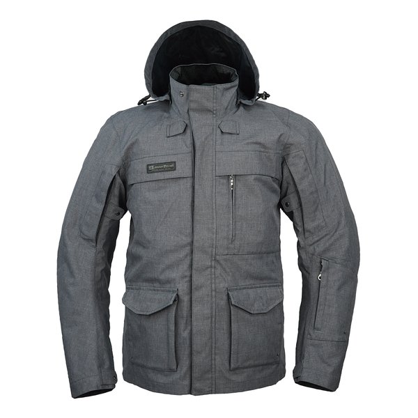 R&R デュアルテックストレックパーカー GM3 ガンメタ Ｌサイズ RR7249GM3