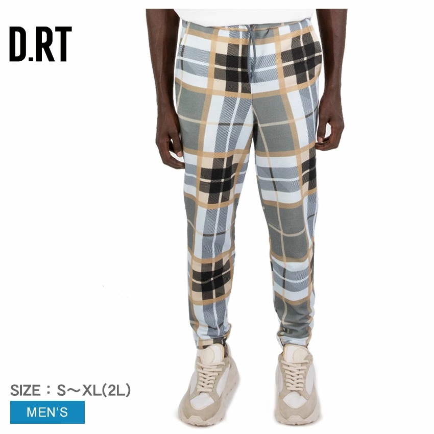 ロングパンツ D.RT TARTAN FLEECE SWEATPANT TFSBT0521 メンズ 長ズボン ロング ウェア タータン チェック 柄 カジュアル ブランド 9,204円