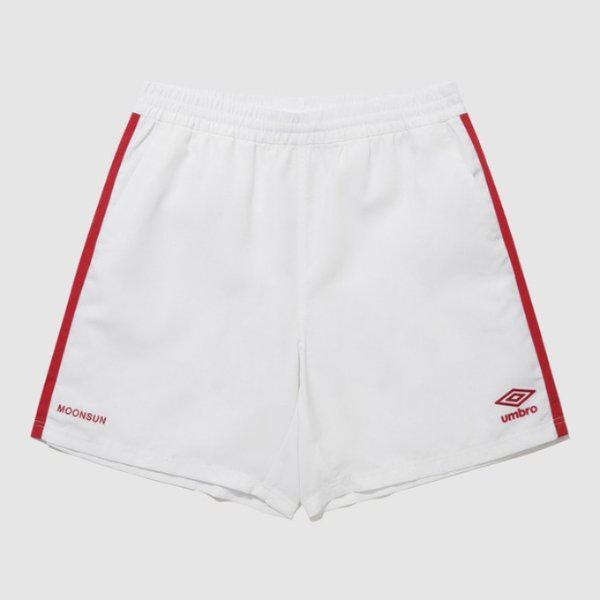 ハーフパンツ NQK UQ223CHP45-WHT [X MOONSUN] 4部ウーブンショーツ / WHITE