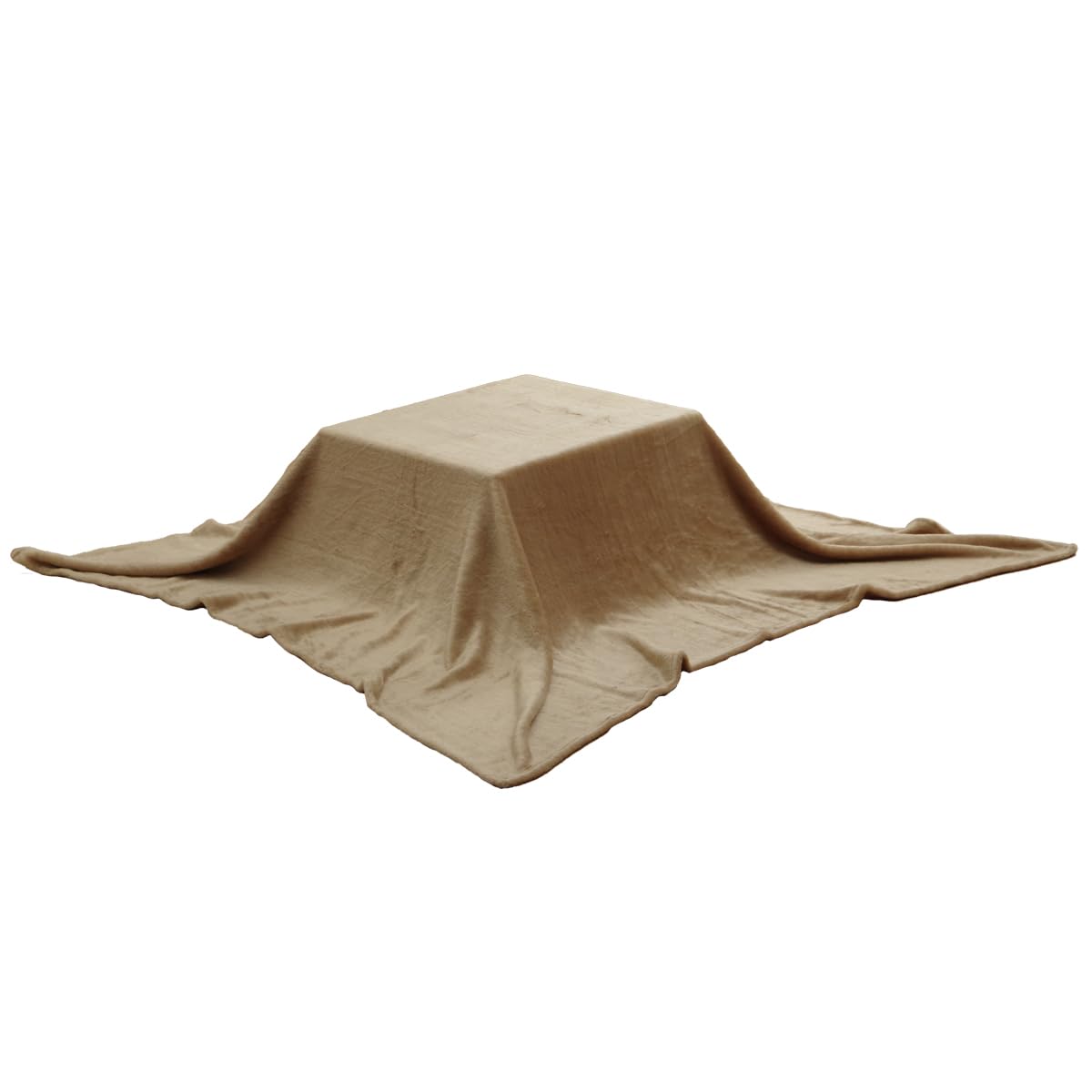 イケヒコ 中掛けこたつ布団 こたつ アクリル 中掛毛布 フラットタイプ 約200×280cm ブラウン #6829779 長方形 保温 省エネ 節電