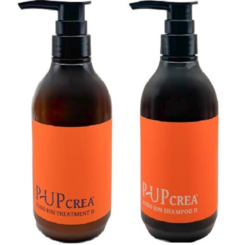 【2点セット】P-UP CREA ピーアップ クレア 水素イオン シャンプー 480ml ＆ トリートメント 480g セット 髪質改善 テラヘルツ 波 内部補修 保湿