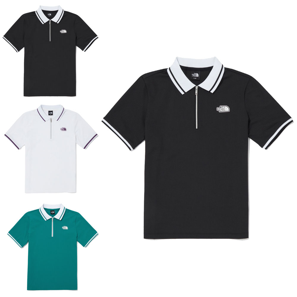 レディース アイスフィールド半袖ジップアップポロシャツ W’S ICE FIELD S/S ZIP UP POLO　NT7PQ37