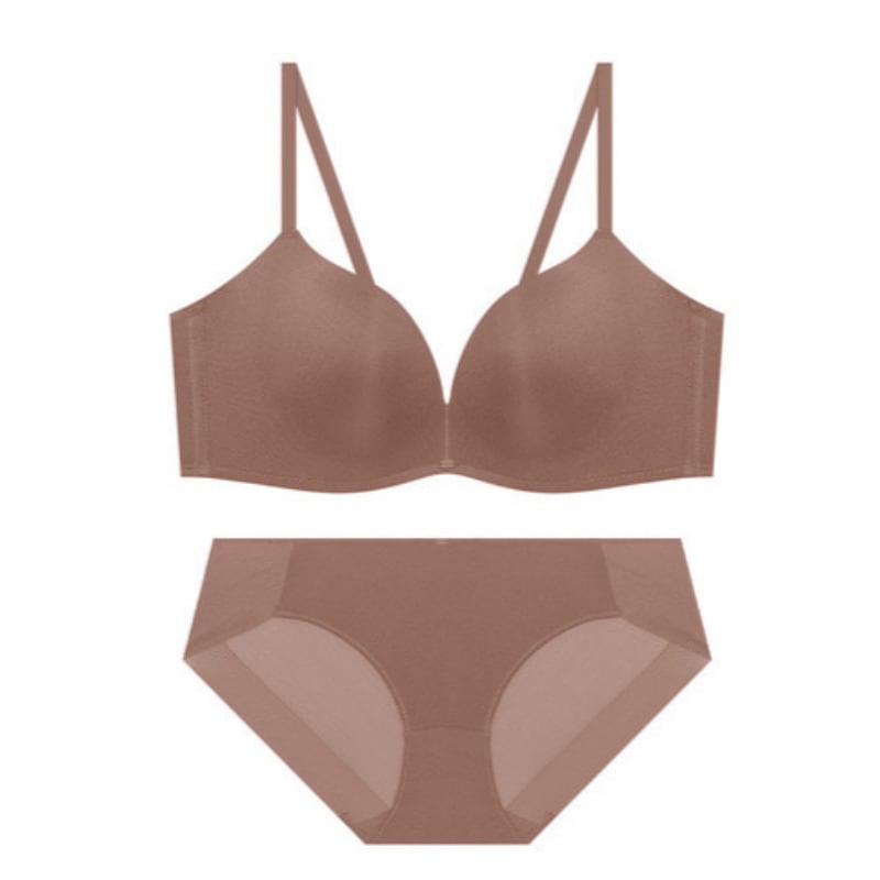 エレガンス サポート ボリューム ブラショーツ セット - ローズピンク 85B 100