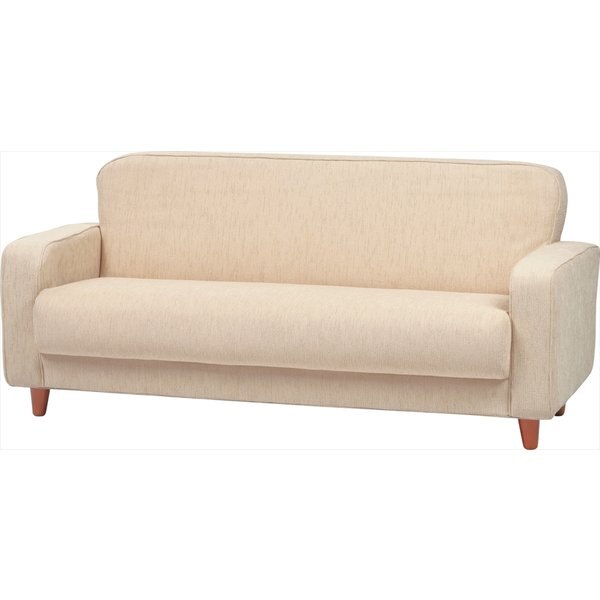 シンプルなファブリックの木脚ソファ 2人掛 北欧 ナチュラル ソファ リビング 46,614円