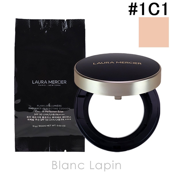 ローラメルシエ LAURA MERCIER フローレスルミエールラディアンスパーフェクティングクッション #1C1 SHELL 15g クッションファンデーション [173607]
