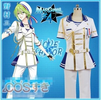【短納期】MARGINAL#4 マージナルナンバーフォー LOVE SAVIOR　野村エル 海軍 制服 コスプレ衣装 高品質 新品 Cosplay アニメ