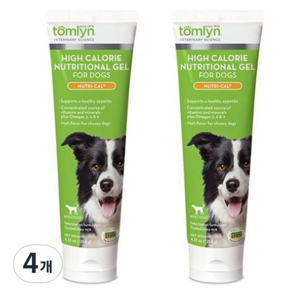 トムリンニュートリカルドックビタミンミネラル子犬栄養剤120.5gビタミンミネラルサプリメント4個