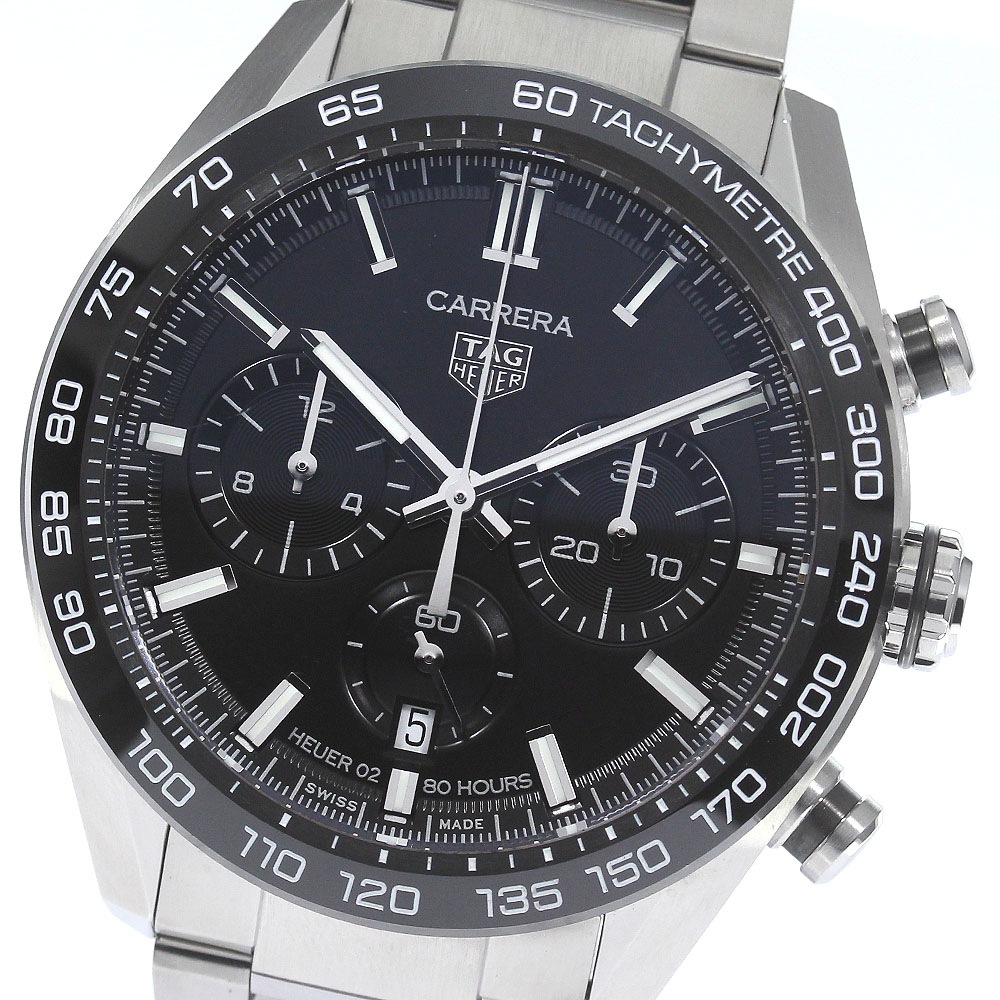 タグホイヤー TAG HEUER CBN2A1B カレラ キャリバー ホイヤー02 スポーツ クロノグラフ 自動巻き メンズ 良品 箱・保証書付き_774788【中古】