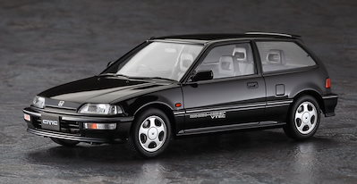 他サイト： ハセガワ 1/24 ホンダ シビック SiR （EF9）（1990）【HC64】 プラモデル H HC64 ホンダ シビック SiR EF9 1990の商品画像