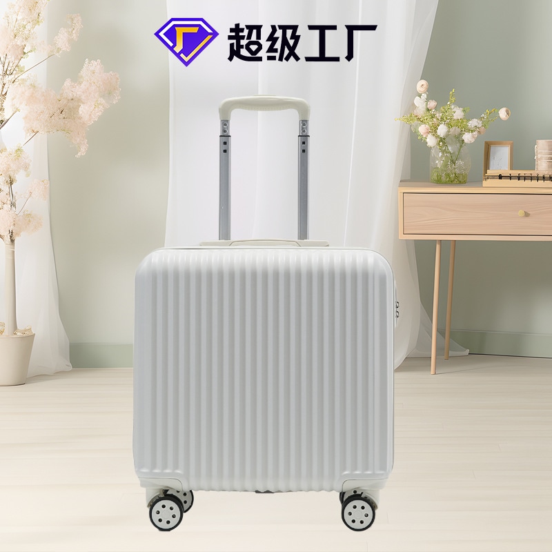 女性用の新しい18インチスーツケース子供用のミニ小型軽量キャビンスーツケース旅行用のユニバーサルホイールスーツケース