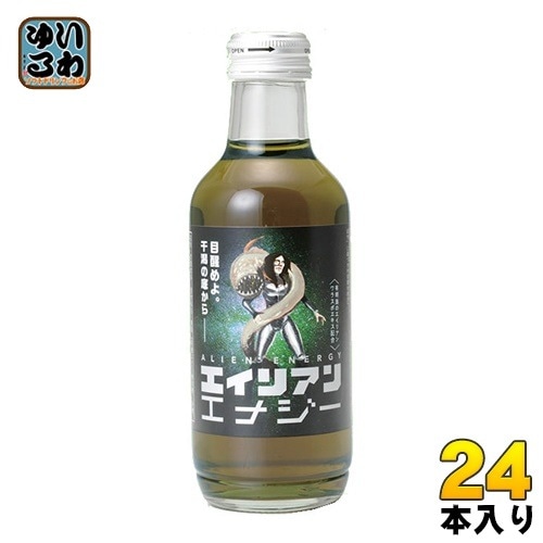 友桝飲料 エイリアンエナジー 200ml 瓶 24本入 エナジードリンク 炭酸