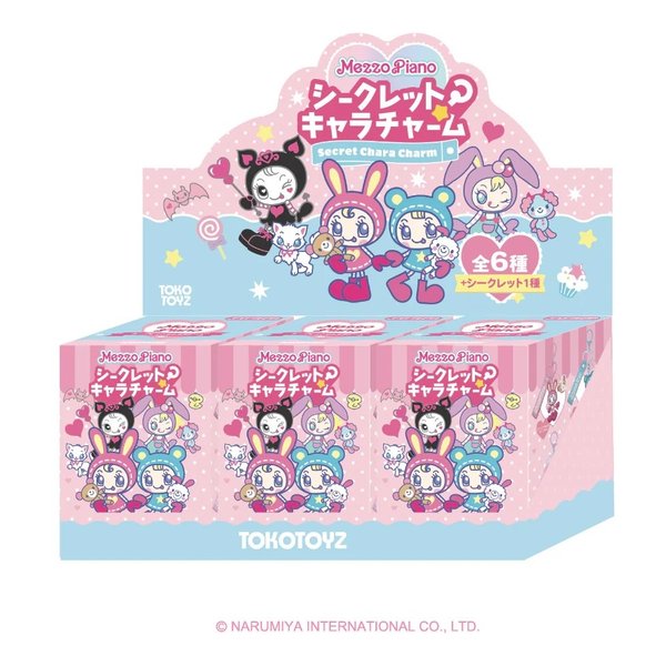 メゾピアノ シークレットキャラチャーム 1BOX=6個入り 24040