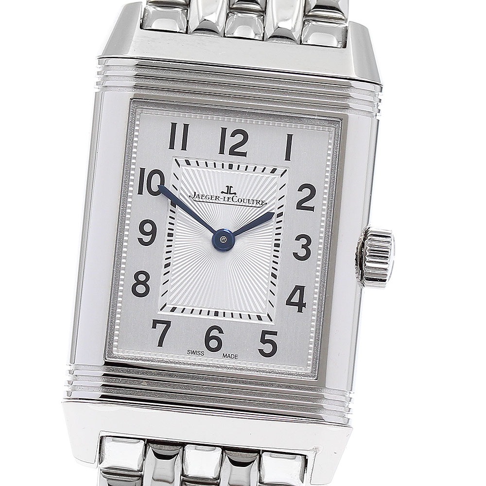 ジャガー・ルクルト JAEGER-LECOULTRE 211.8.44/Q2668130 レベルソ クラシック スモール デュエット 手巻き レディース 保証書付き_888153【中古】