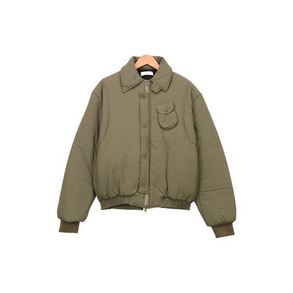 男女共用ボンバージャケット アウター カラー デイリー ポケット パディング SON001_P376847627