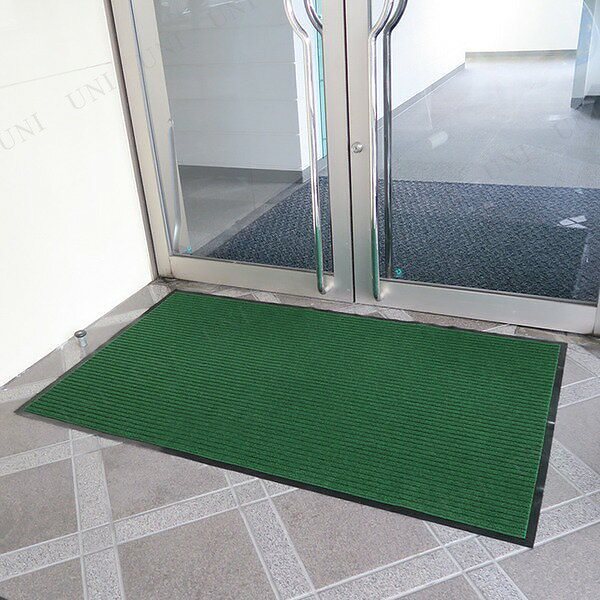 Funderful 業務用玄関マット（屋内用） 90x150cm グリーン