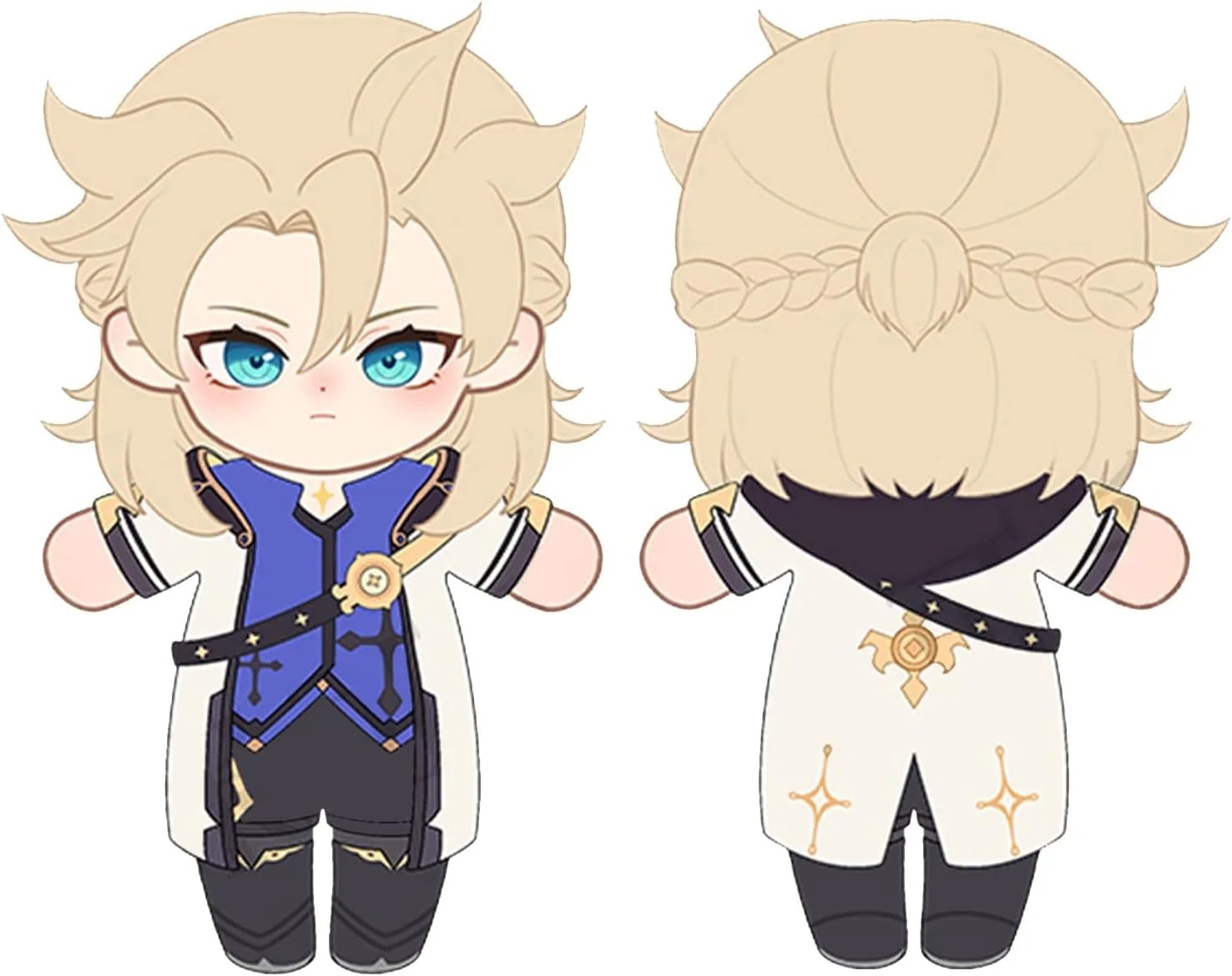 原神 Genshin Impact 原神 げんしん キャラクターフィギュアぬいぐるみ 15種セット おもちゃ ドレスアップ ぬいぐるみ雑貨 日常 装飾品長20cm (アルベド)