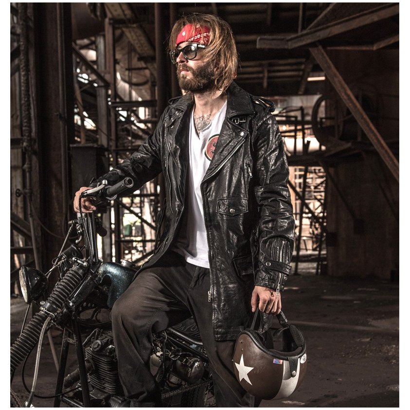 本革ジャケット 本革コート メンズ 革ジャン 革コート 牛革 バイクジャケット バイクウェア ライダ