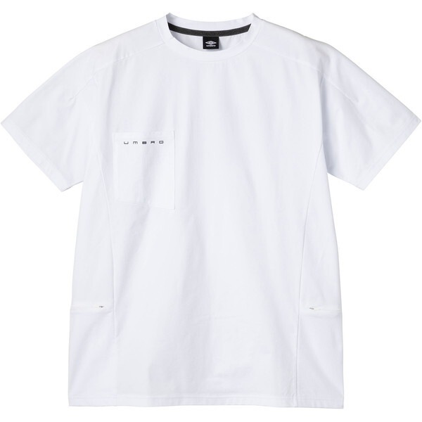 サッカートレーニングウエア UMBRO COACHERS コーチャーズトップ ホワイト L UF5SHS60M WH00