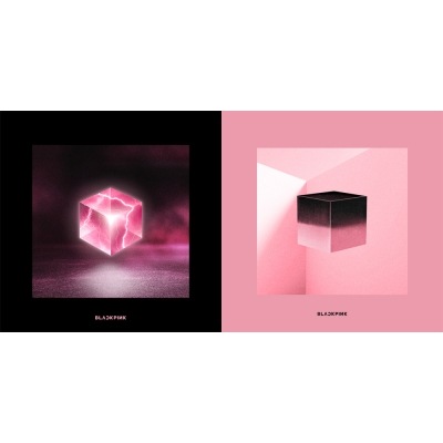 [2種セット] BLACKPINK - 1st Mini [SQUARE UP] [BLACK + PINK Ver.]