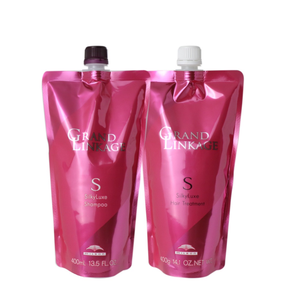 2点セット グランドリンケージ シルキーリュクス シャンプ400ml トリートメント400g 詰替