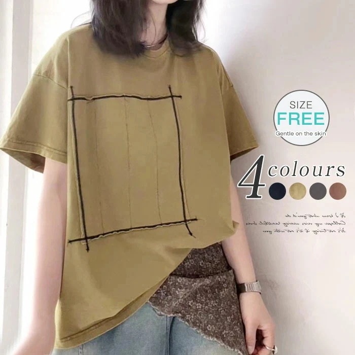 【20点セット】【送料無料】Tシャツ レディース トップス 春 夏 半袖Tシャツ クルーネック 丸首 半袖 インナー カジュアル シンプル ゆったり 体型カバー レイヤード 重ね着 通勤OL オフィス