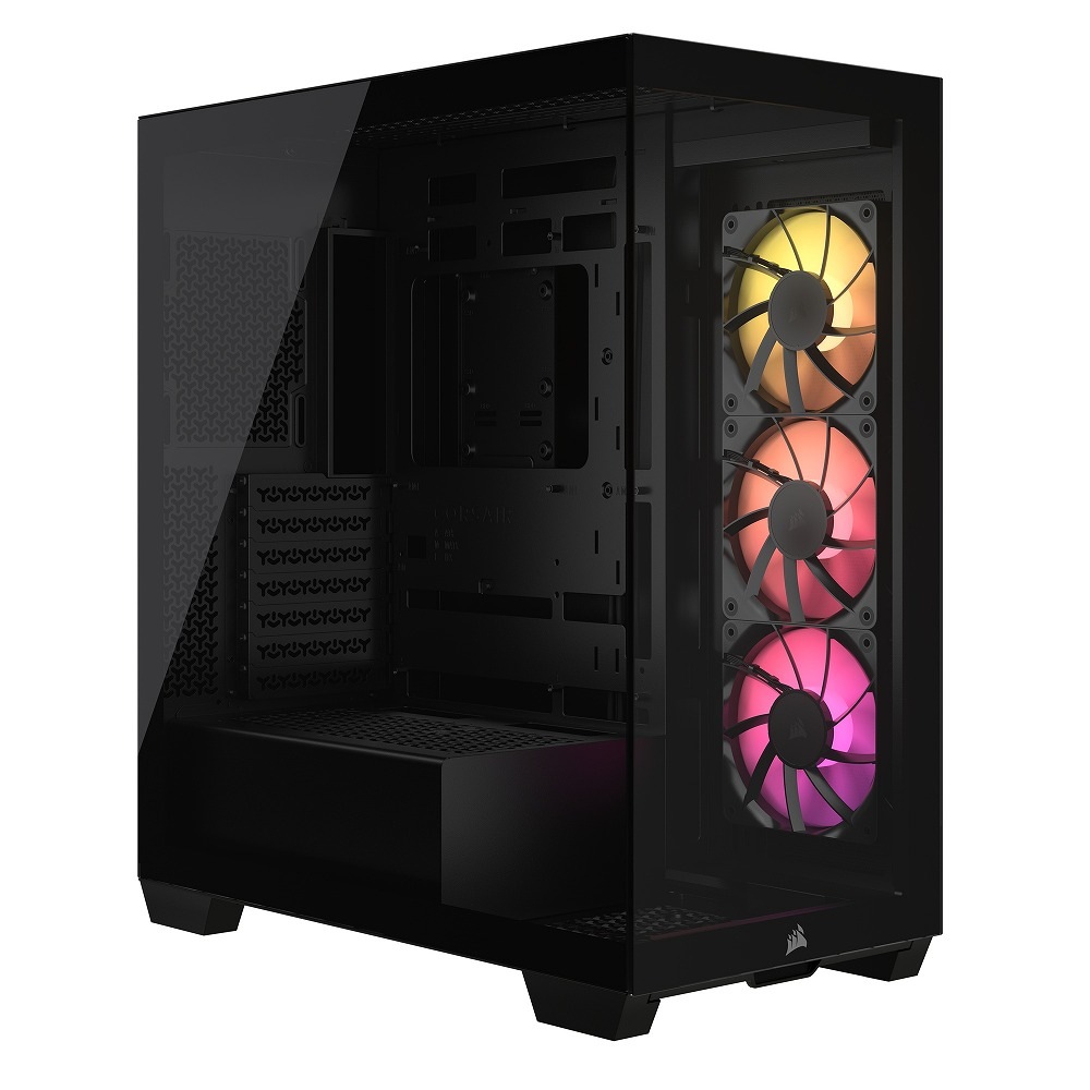 CORSAIR（コルセア） PCケース ミドルタワー iCUE LINK 3500X RGB Tempered Glass Mid-Tower（ブラック） CC9011280WW
