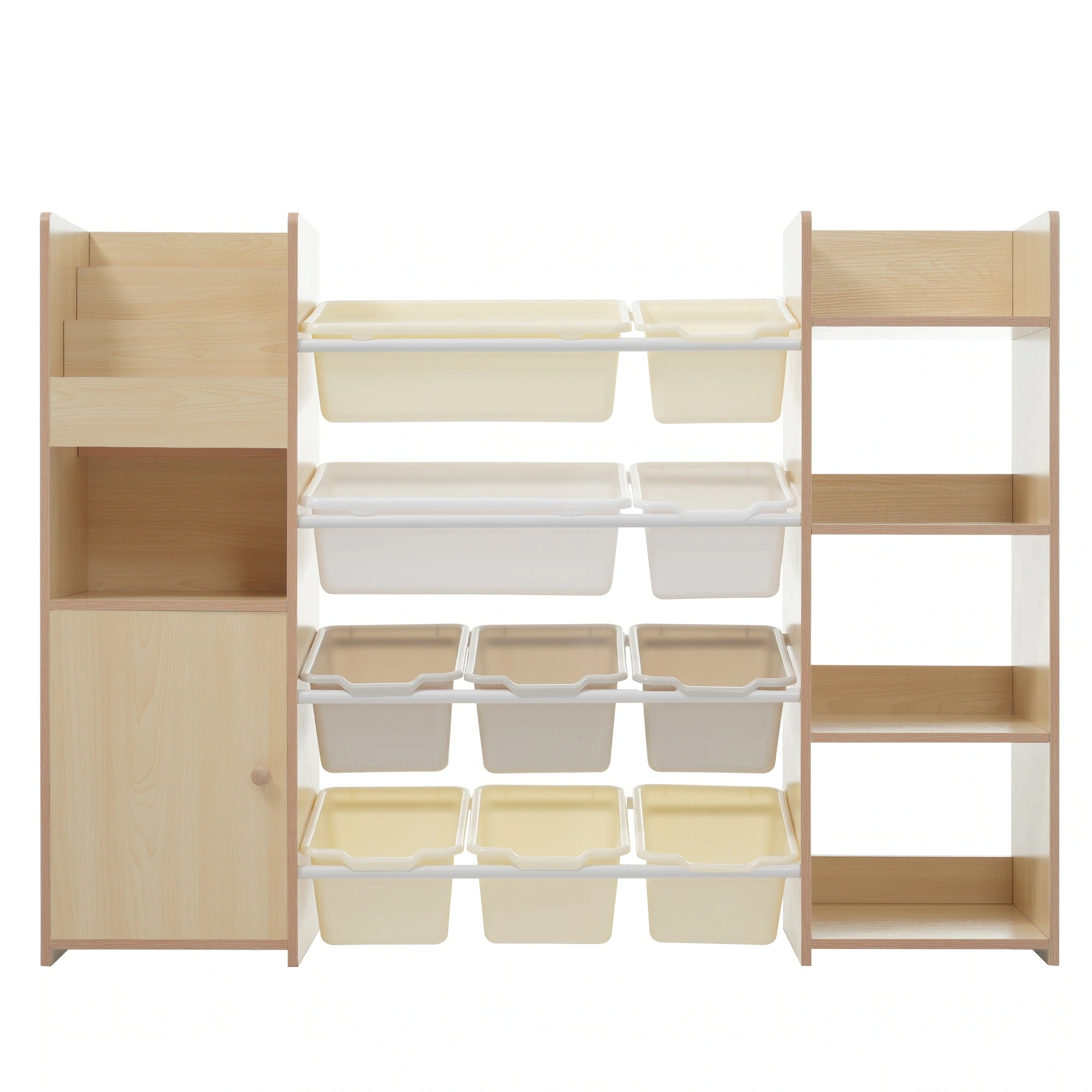 おもちゃ収納 ラック おもちゃ箱 絵本棚 収納ラック 大容量 ワイドタイプ 組立カンタン おしゃれ 子ども ボックス 引き出し 玩具箱 ナチュラル 新生活 ランドセルラック 本棚 こども