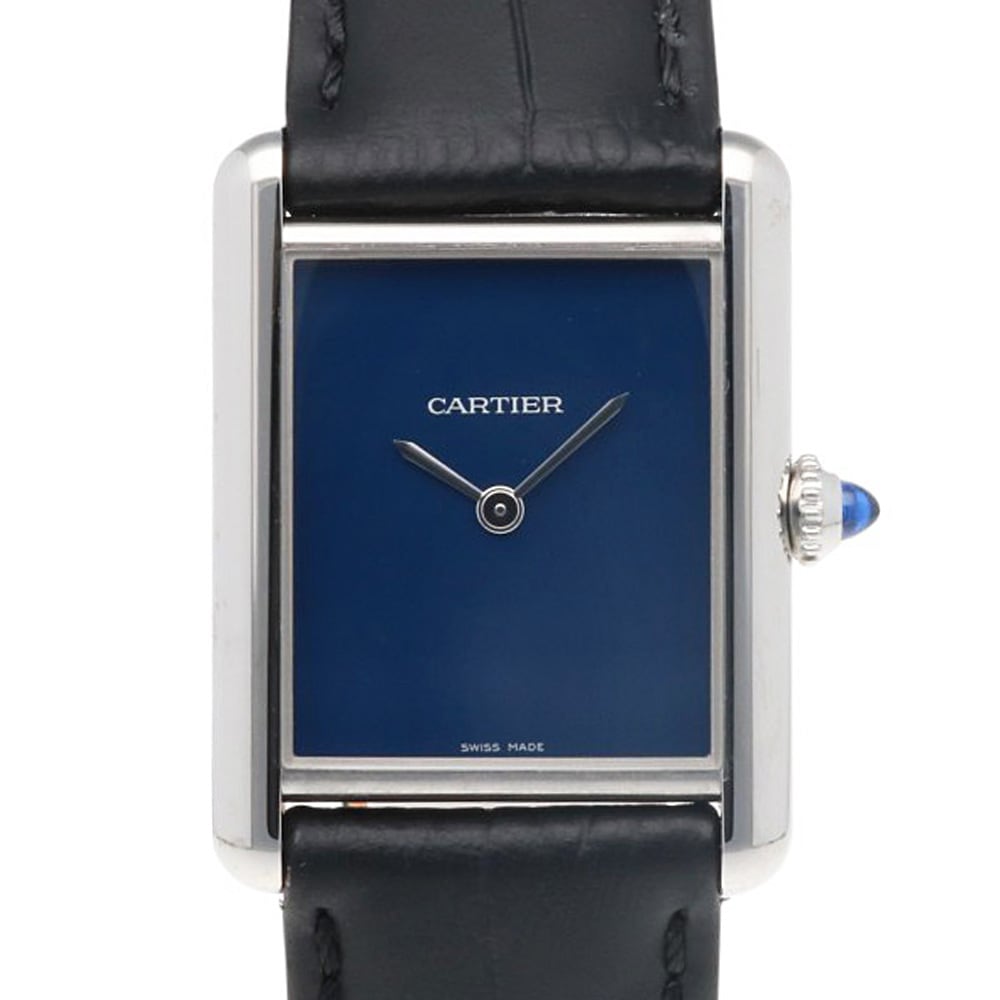 カルティエ タンクマスト LM 腕時計 ステンレススチール 4323 クオーツ 1年保証 CARTIER 中古