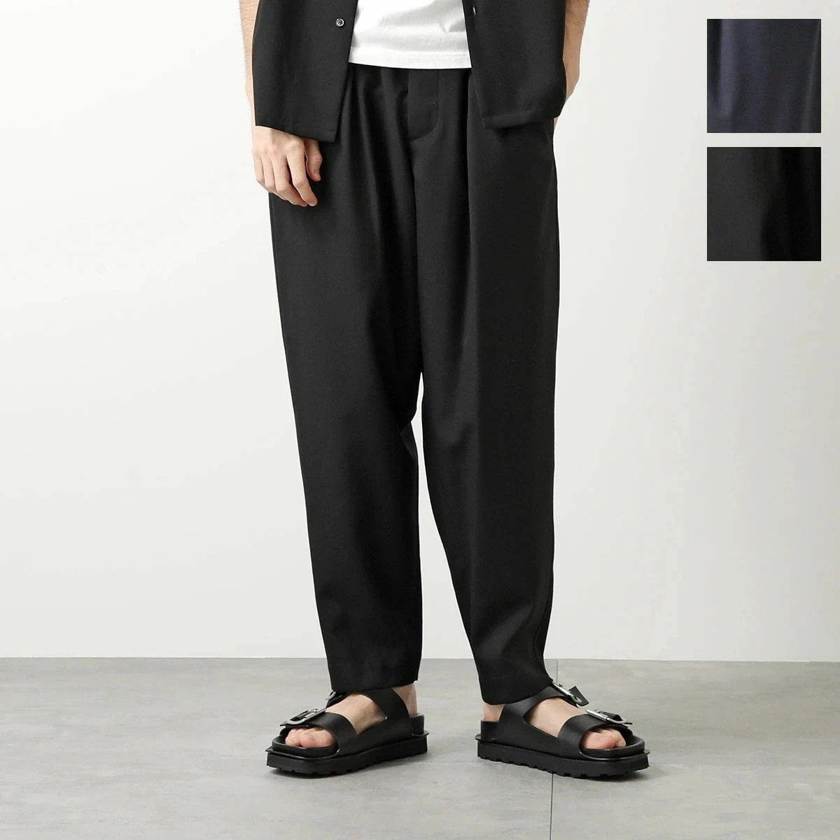 MARNI マルニ クロップドパンツ PUMU0017U4 TW839 メンズ トロピカルウール スラックス セットアップ可能 カラー2色