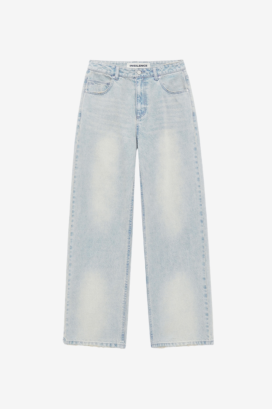 【INSILENCE】 VINTAGE WIDE DENIM : ASH BLUE