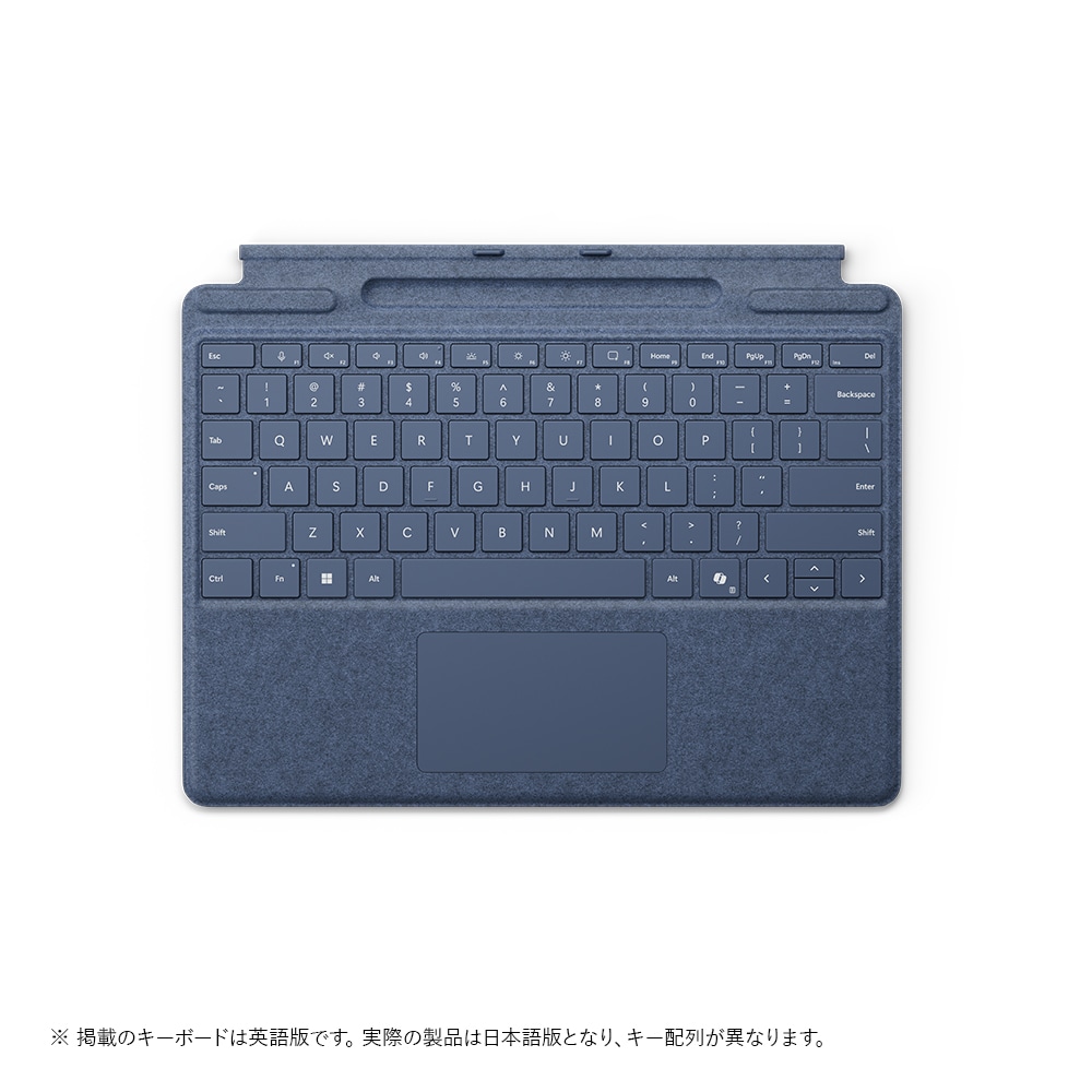 マイクロソフト Surface Pro 13 インチ キーボード（ペン収納付き/スリム ペン別売り） サファイア 8XA00233PRTPCVSA