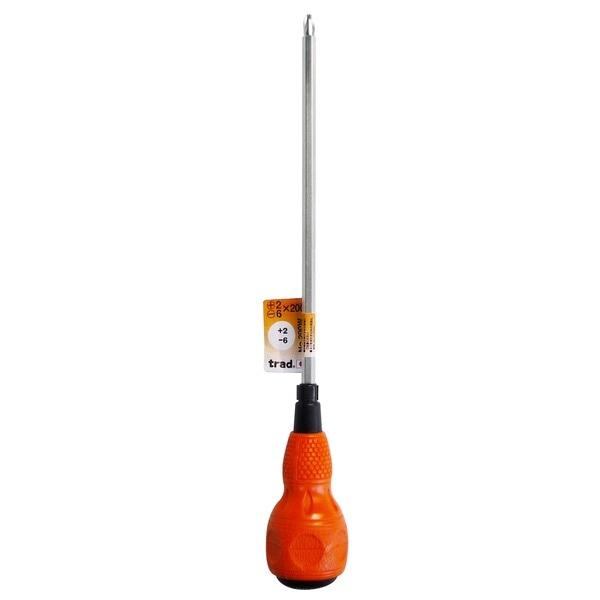 （まとめ）TRAD 差替えパワードライバー/作業工具 (200) 日本製 NO.200W (業務用/DIY用品/日曜大工)(×50セット)