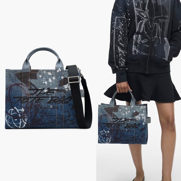 Futura Bag The Medium Indigo multi デニムトート 2F4HTT024H05-404