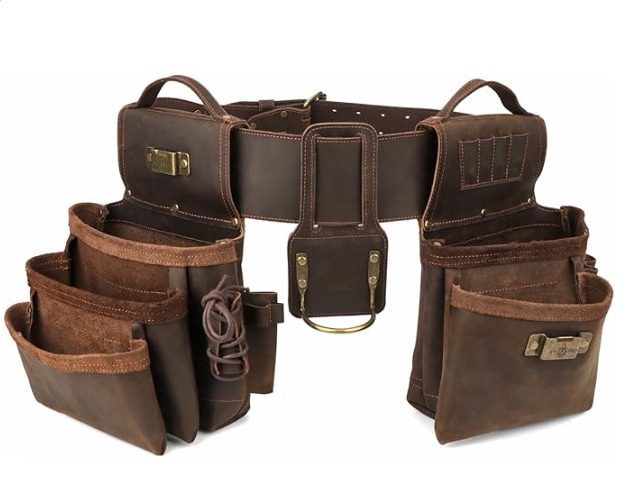 腰袋 ホルダー ツールベルト 仕事用 ケット ポーチ DIY 工具