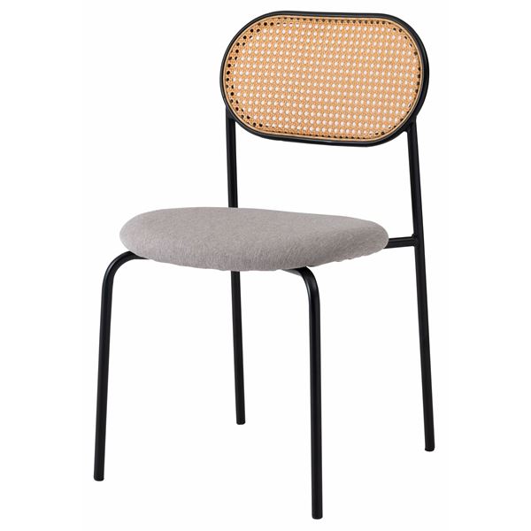 (2脚セット)チェア 約幅46cm ベージュ 完成品