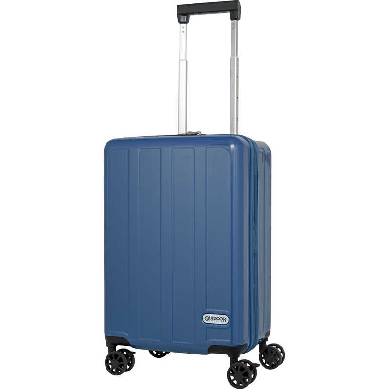スーツケース ファスナータイプ 旅行日数目安： 3～4泊 37L TSAロック搭載 内装仕切り付き フットストッパー付き 機内持ち込みサイズ ［TSAロック搭載］ ブルー　OD-0904-48-BL