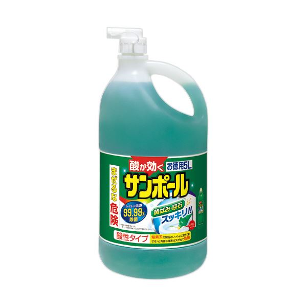 （まとめ） 大日本除蟲菊 KINCHO サンポール業務用 5L 1本 (×5セット)